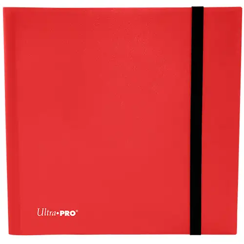 12-Pocket Eclipse Pro-Binder: Apple Red