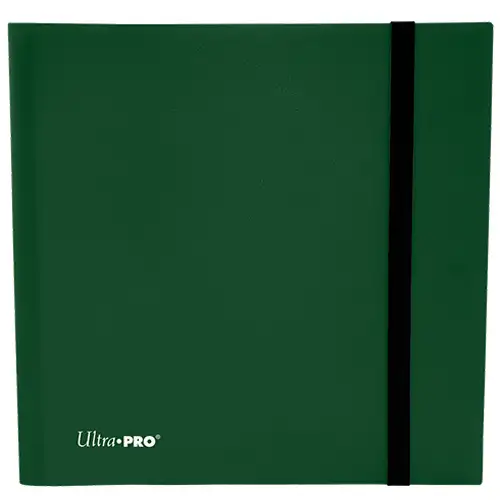 12-Pocket Eclipse Pro-Binder: Forest Green
