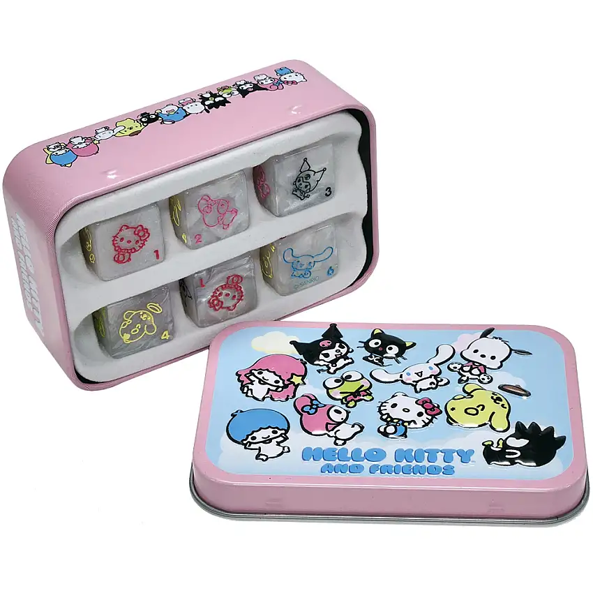 Premium d6 Dice Set: Hello Kitty & Friends (6)