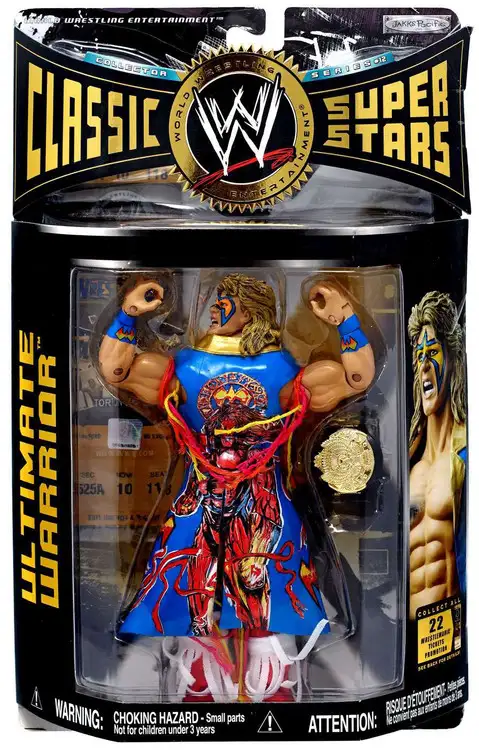 WWE Wrestling Classic Superstars Series 12 Ultimate Warrior Action Figure [Backwards Variant]