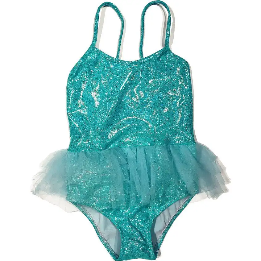 Princess Glitter Turquoise ONE PIECE