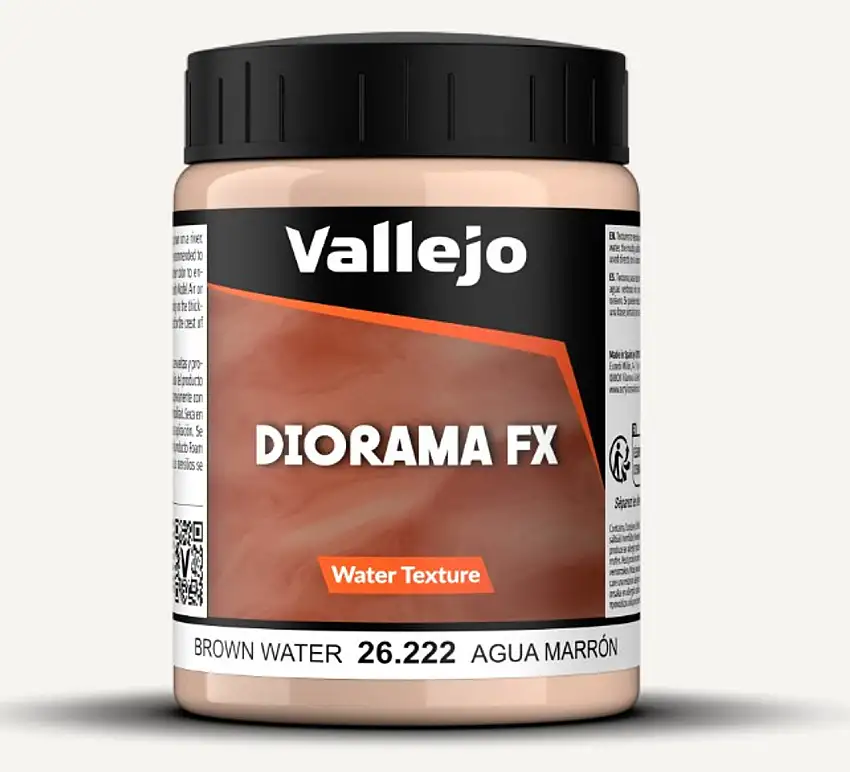 200ml Bottle Brown Water Diorama FX Vallejo Paint
