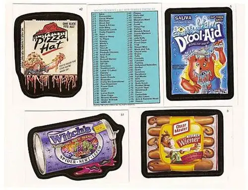 Wacky Packages Topps Series 6 Trading Card Sticker Complete Set