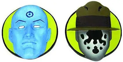 NECA Watchmen Rorschach & Dr. Manhattan Magnets