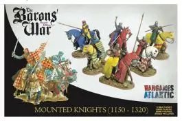 WGAWAAAC004 Wargames Atlantic The Age of Chivalry: Barons War 2nd Edition - Mounted Knights (1150-1320)