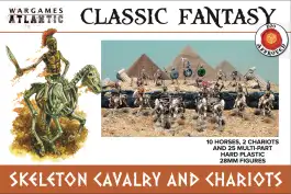 WGAWAACF007 Wargames Atlantic Wargames Atlantic: Classic Fantasy: Skeleton Cavalry and Chariots