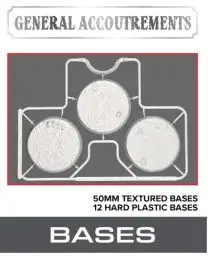 WGAWAAGA008 Wargames Atlantic General Accoutrements: 50mm Textured Bases