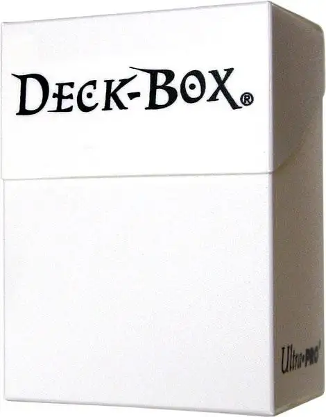 Ultra Pro Card Supplies White Deck Box