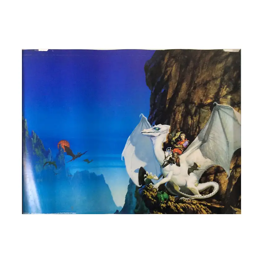 White Dragon The - Cover Art Poster