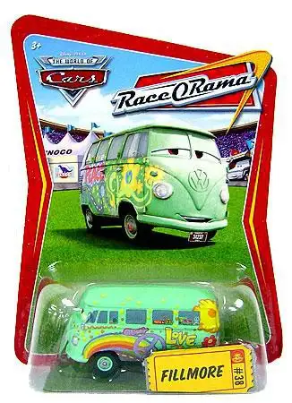 Disney / Pixar Cars The World of Cars Race-O-Rama Fillmore Diecast Car #38