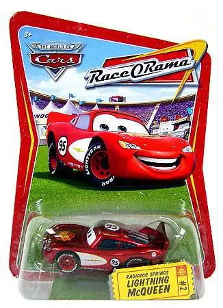 Disney / Pixar Cars The World of Cars Race-O-Rama Radiator Springs Lightning McQueen Diecast Car #2