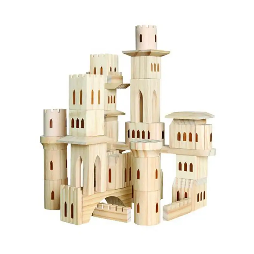 Wooden Castle Block Set