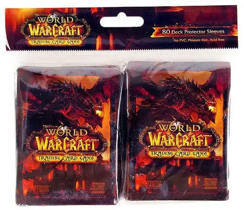 World of Warcraft Trading Card Game Deathwing Card Sleeves [80 Count]