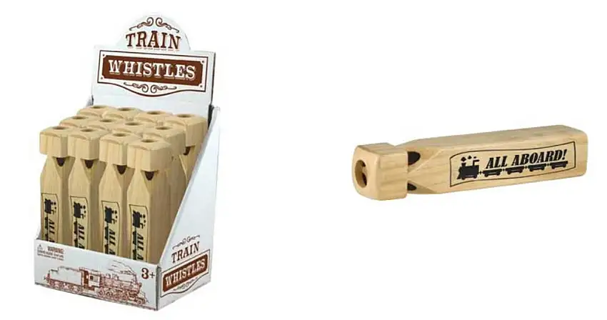 Wooden Train Whistle Wow Toyz