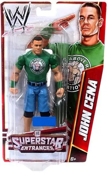 WWE Wrestling Superstar Entrances John Cena Exclusive Action Figure [Green Shirt]