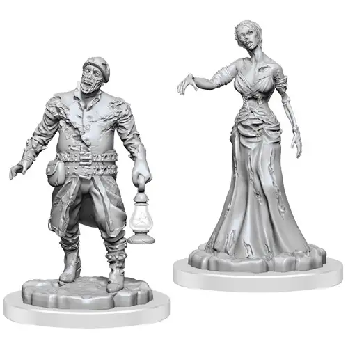 Wizkids Deep Cuts Unpainted Minis: W18 Zombies