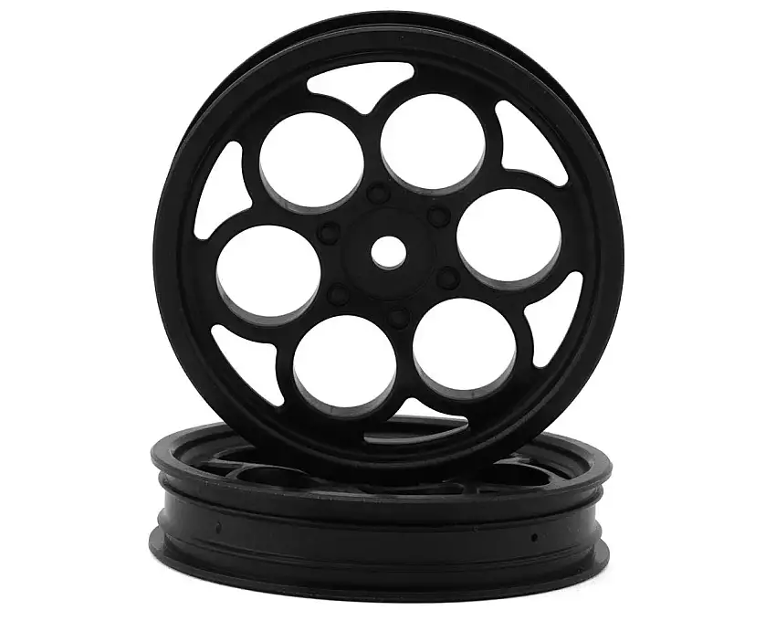 eXcelerate Looper Drag Racing Front Wheels (Black) (2) w/12mm Hex