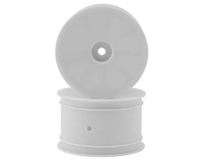 XRAY "Aerodisk" 2.2 Rear Buggy Wheels (White) (2) (XB2/XB4) (Hard) w/12mm Hex