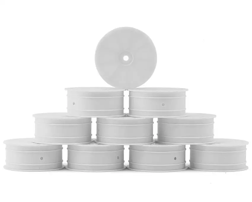 XRAY "Aerodisk" 2.2 4WD Front Buggy Wheels (White) (10) (XB4) w/12mm Hex