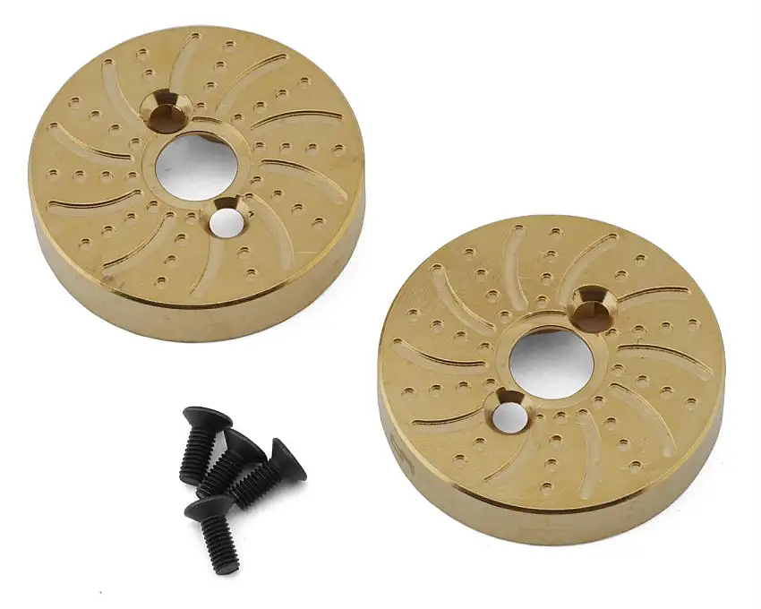 Yeah Racing Element RC Enduro Brass Rear Axle Weights (Gold) (2) (54g)