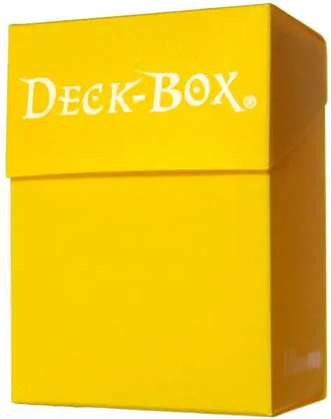 Ultra Pro Card Supplies Yellow Deck Box