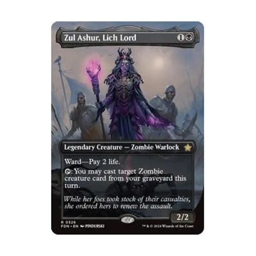 Zul Ashur, Lich Lord (Borderless) (R)